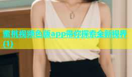 蜜桃视频色版app带你探索全新视界(1)
