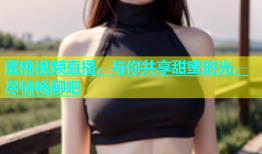 蜜桃视频直播，与你共享甜蜜时光，尽情畅聊吧