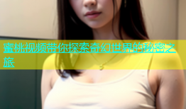 蜜桃视频带你探索奇幻世界的秘密之旅
