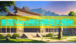 蜜桃Vlog精彩瞬间大揭秘