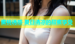 蜜桃诱惑 夏日清凉的甜蜜享受