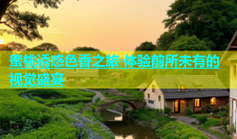 蜜桃诱惑色香之旅 体验前所未有的视觉盛宴
