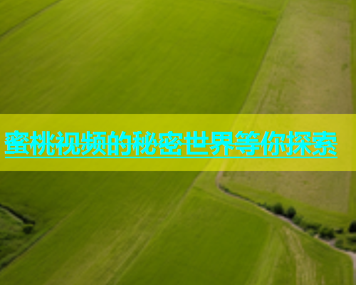 蜜桃视频的秘密世界等你探索